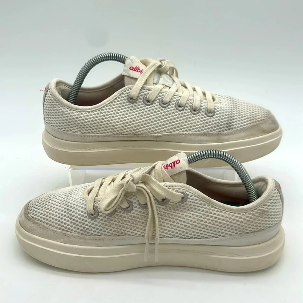 Women's allbirds Tree Pipers White Athletic Sneakers Mesh Women’s Size 10.0